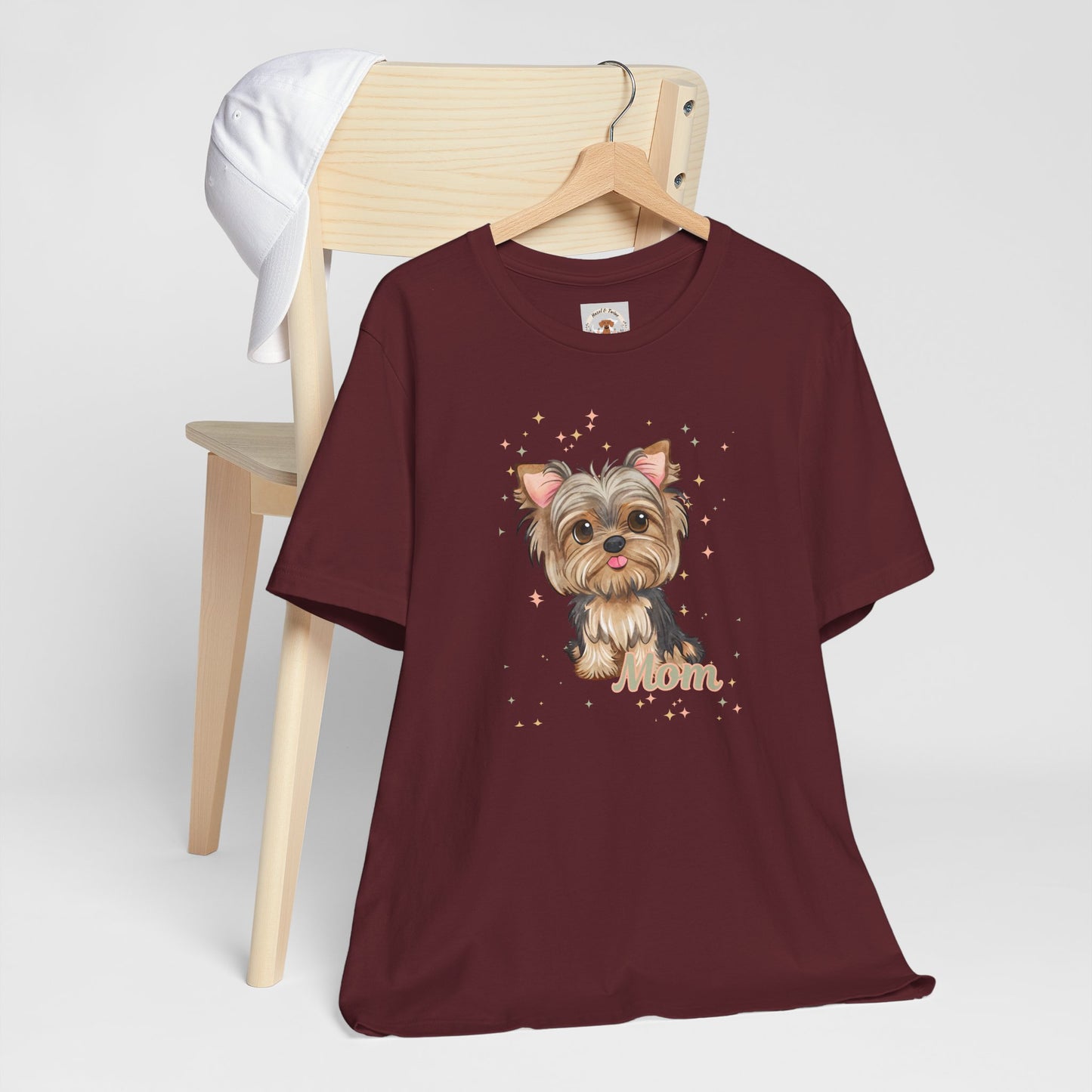 Yorkie Mom Starburst T-shirt