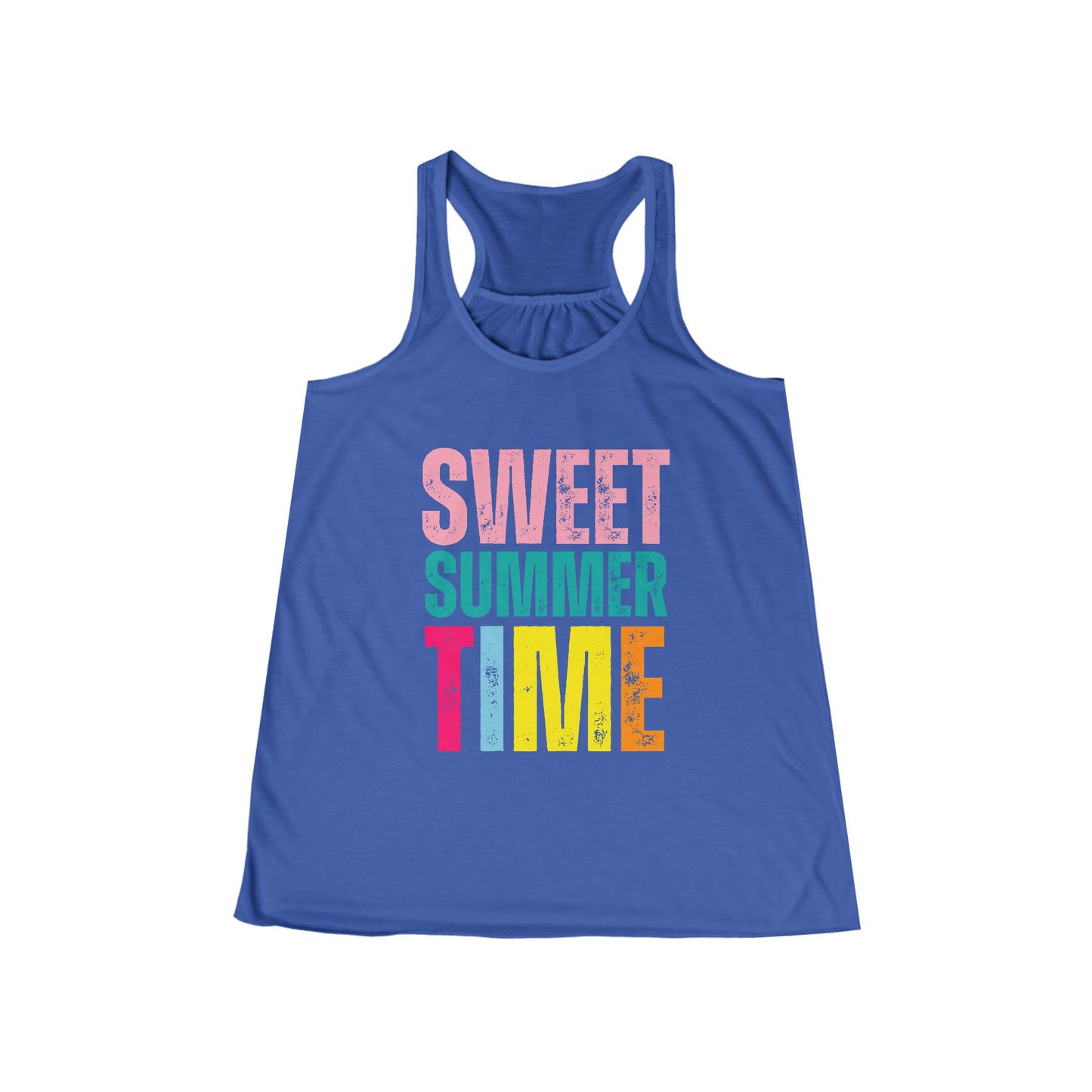 Sweet Summer Time Women's Flowy Racerback Tank