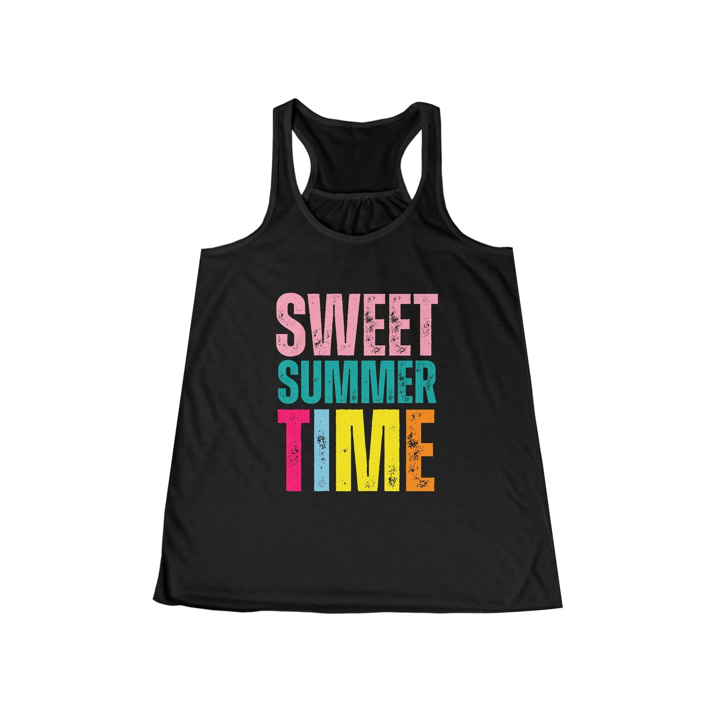 Sweet Summer Time Women's Flowy Racerback Tank