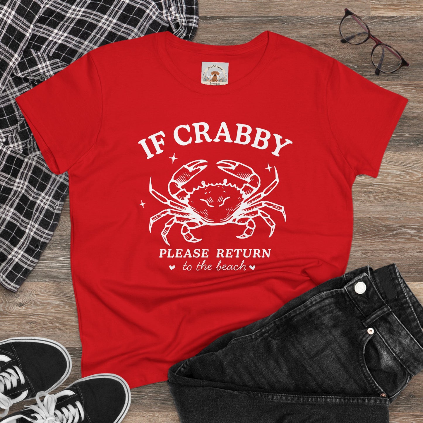 If Crabby, Please Return to Beach Tee