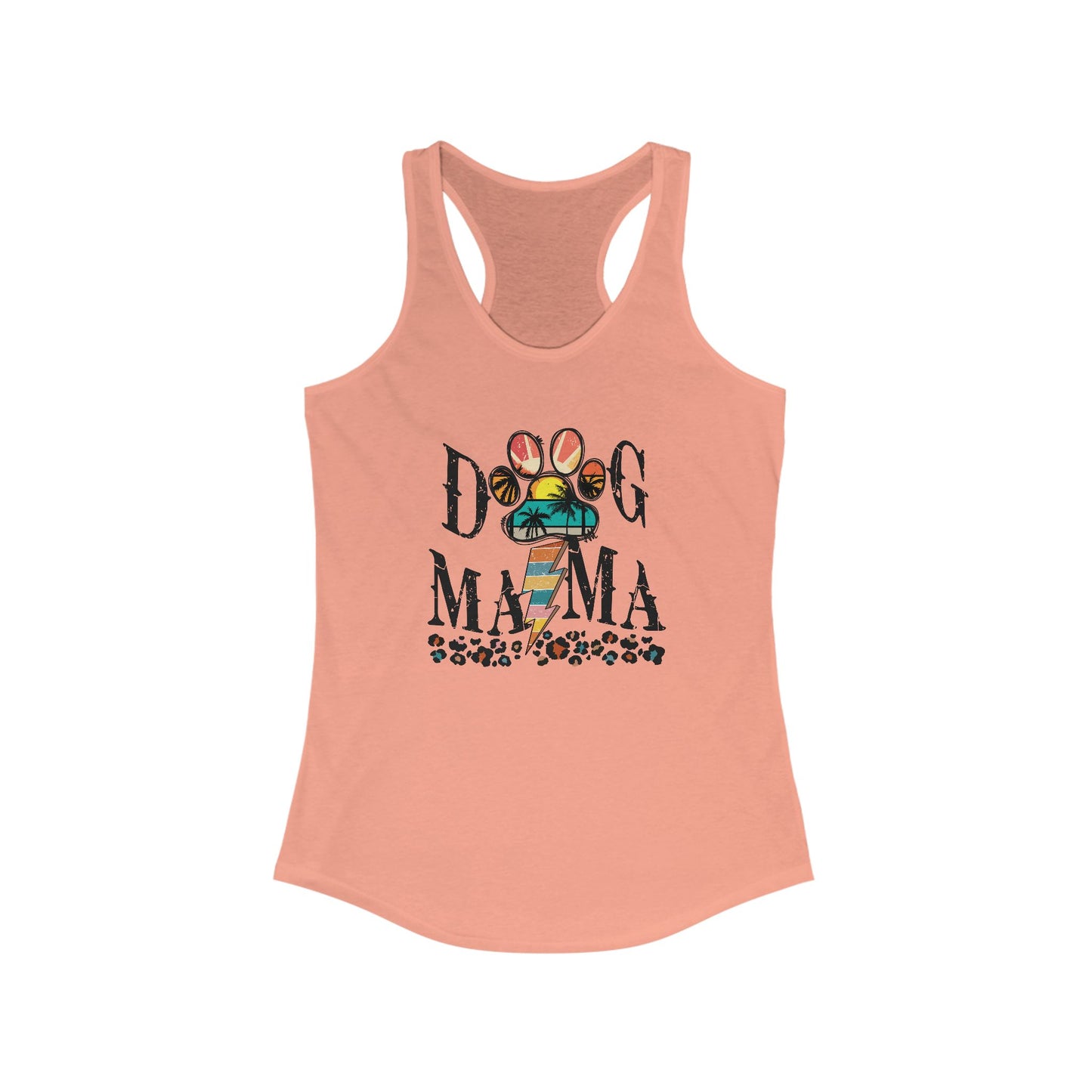 Summer Dog Mama Racerback Tank