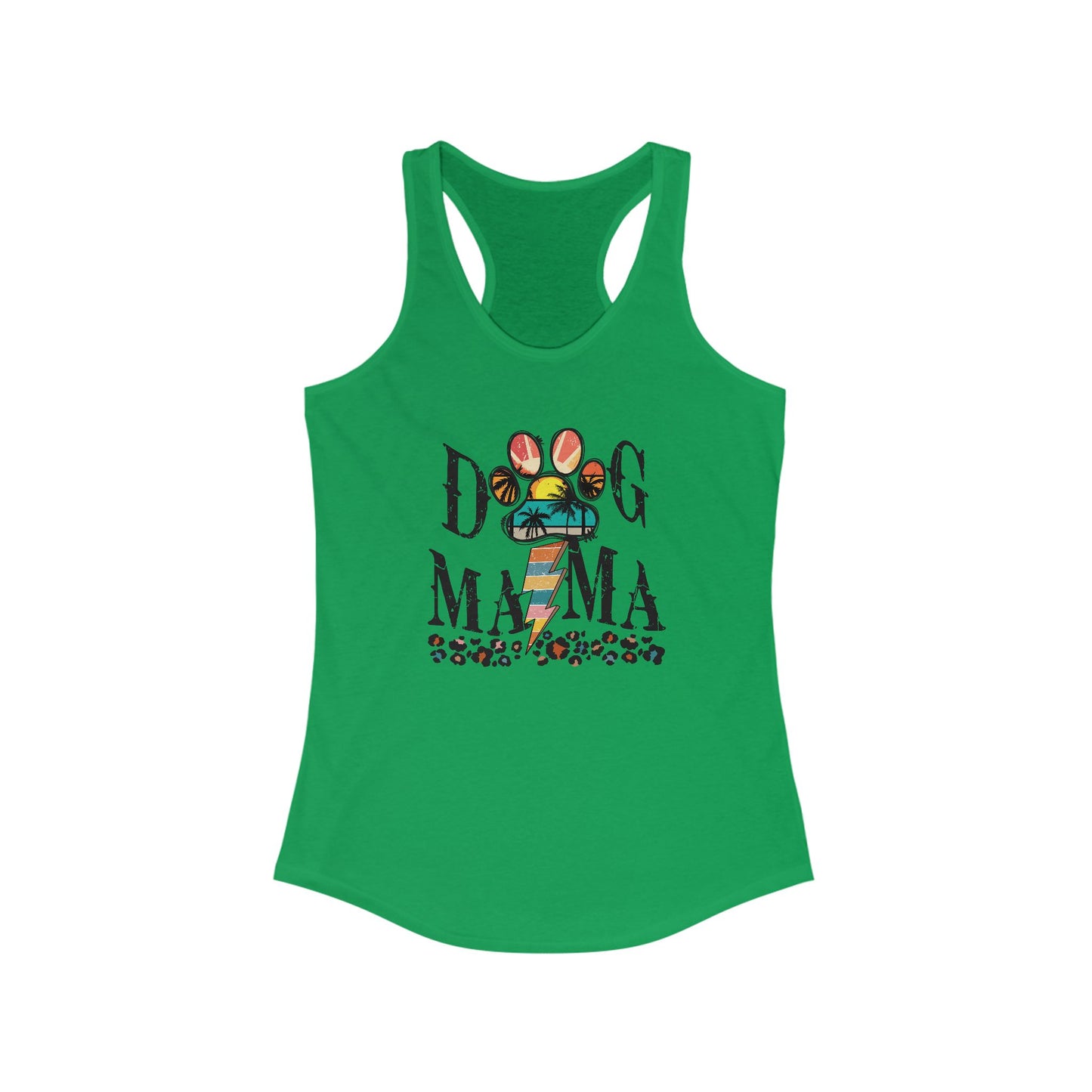 Summer Dog Mama Racerback Tank