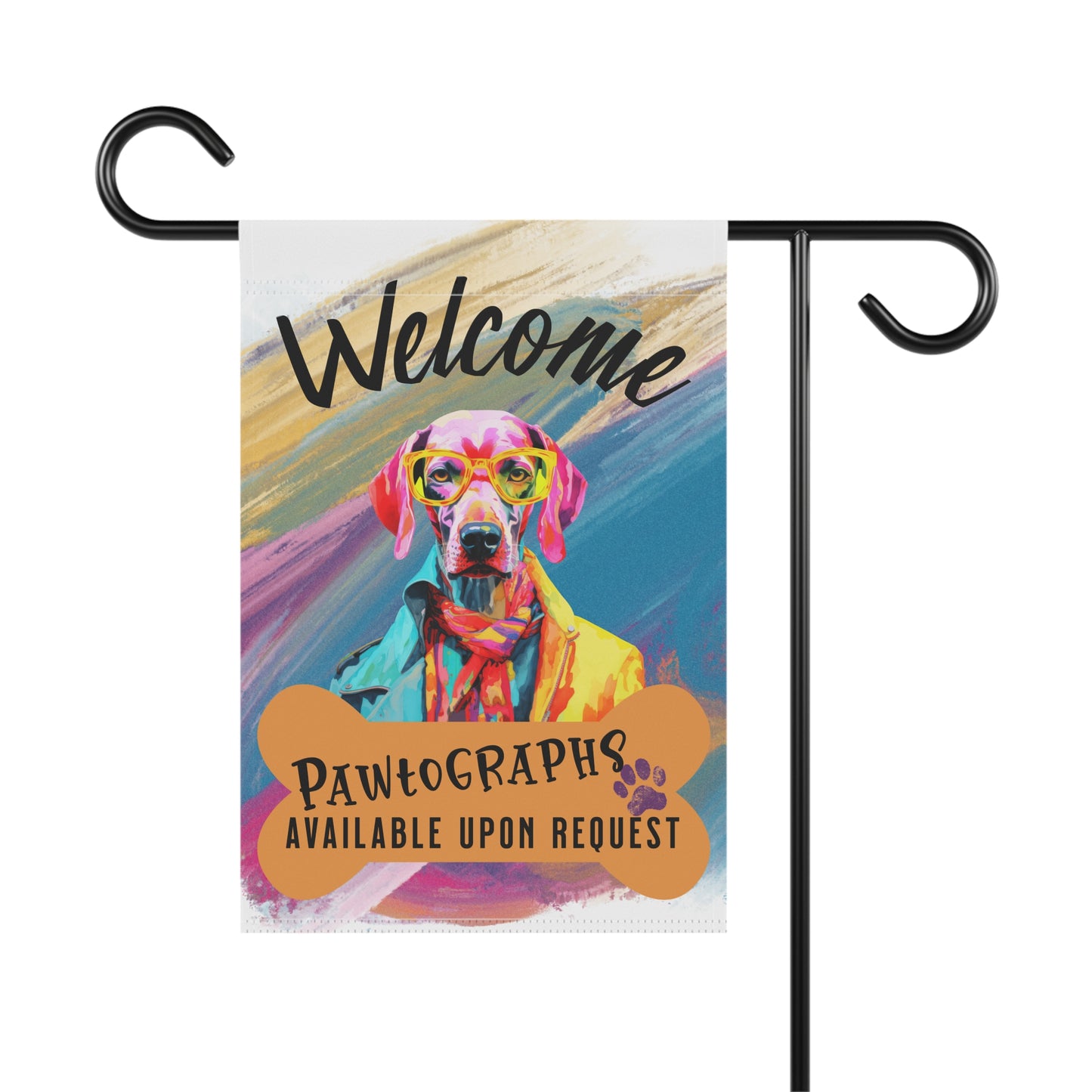 Great Dane Pawtographs Available Garden Flag