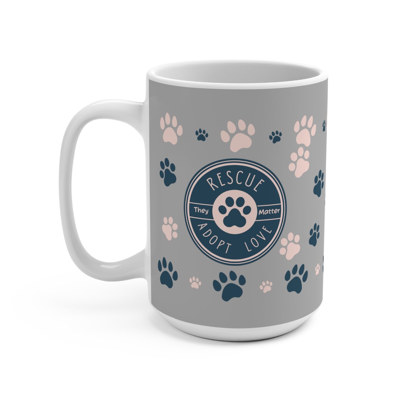 Rescue Adopt Love Mug
