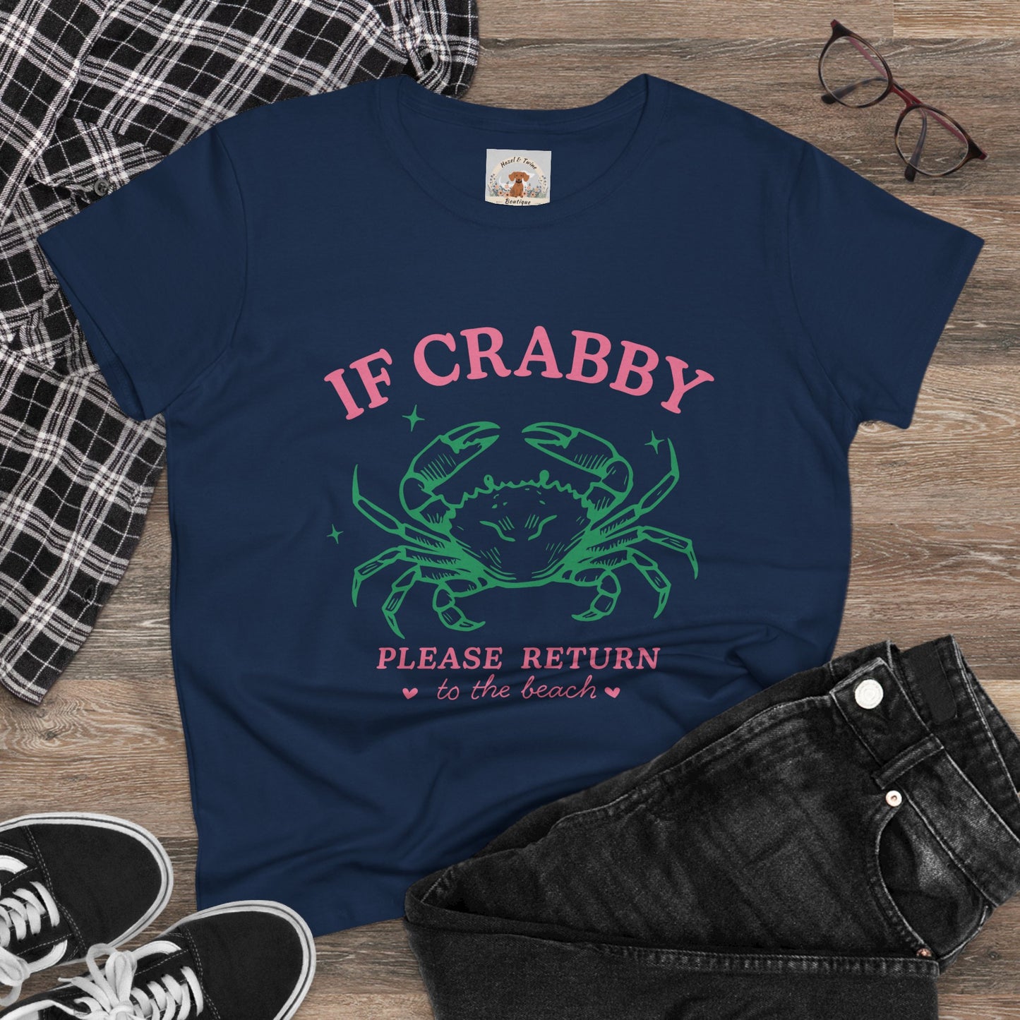 If Crabby, Please Return to Beach Tee
