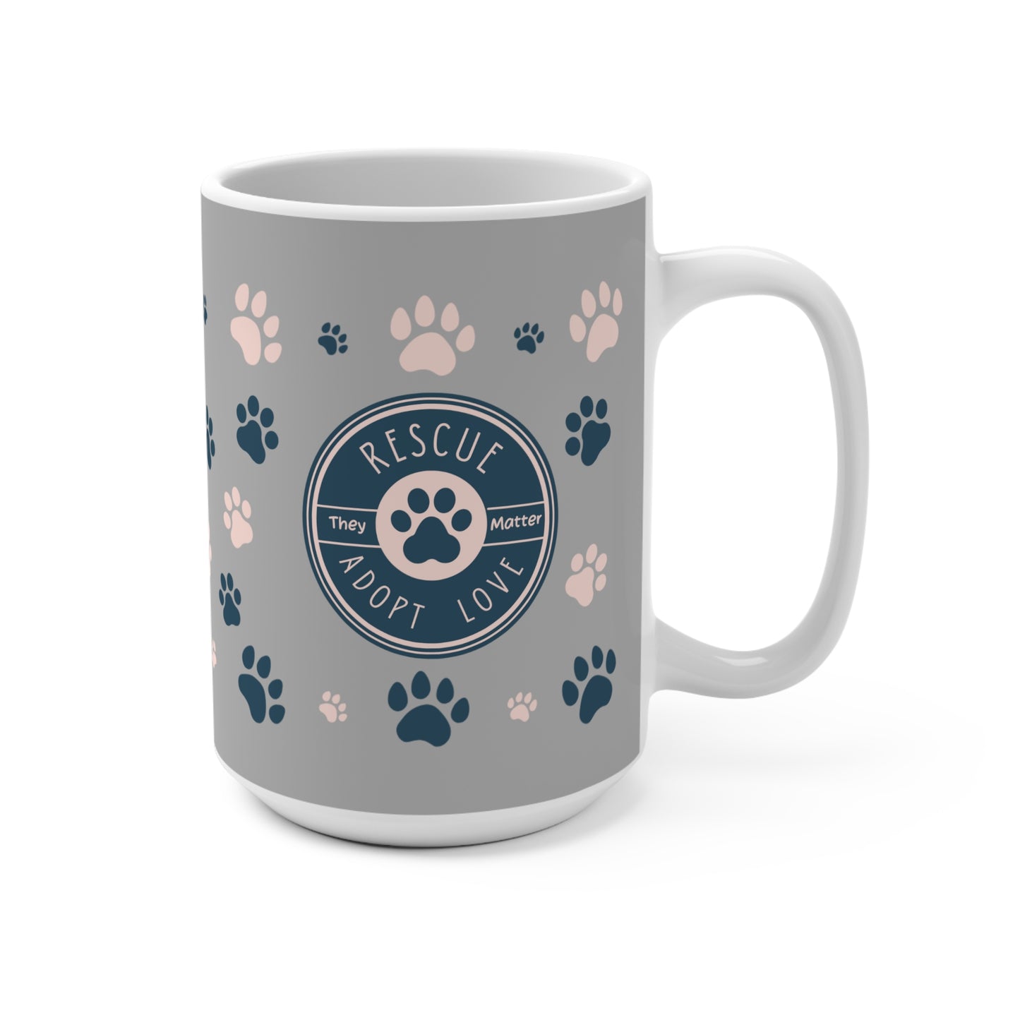 Rescue Adopt Love Mug