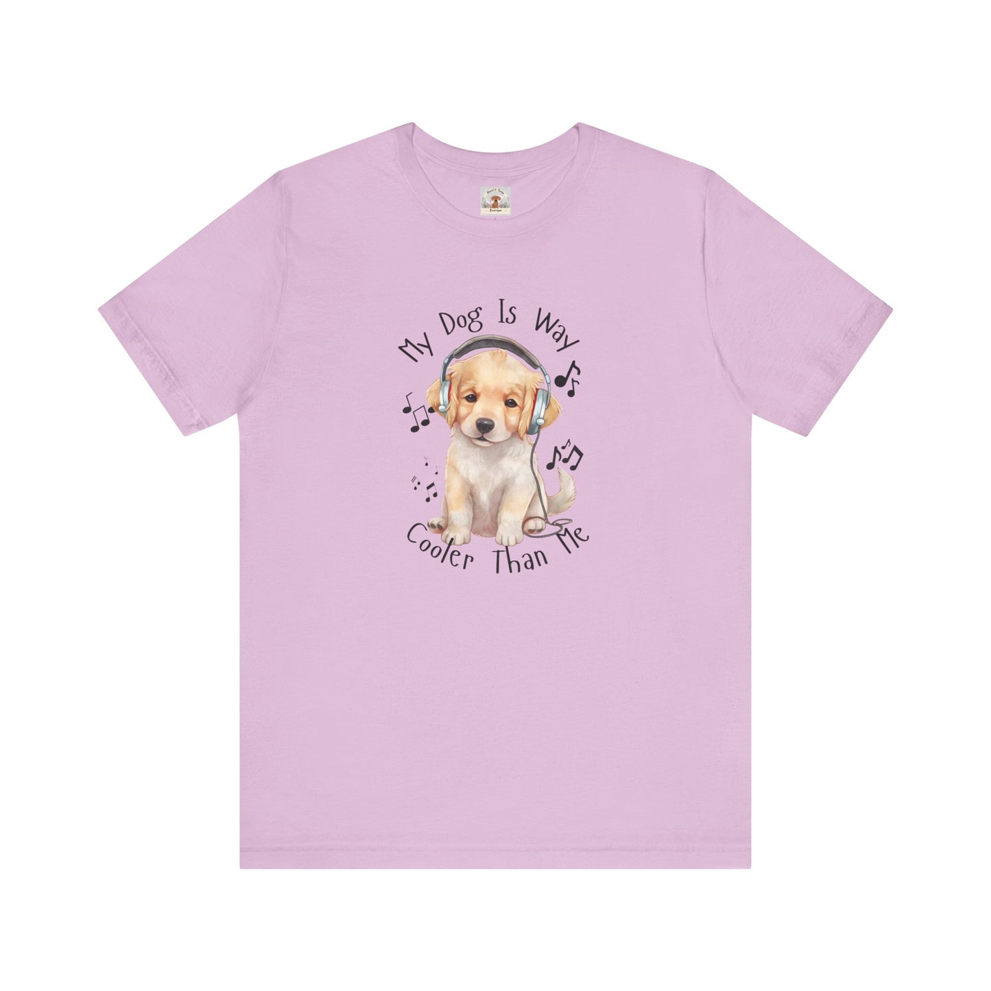 My Dog Is Way Cooler Than Me Tee - Golden Retriever