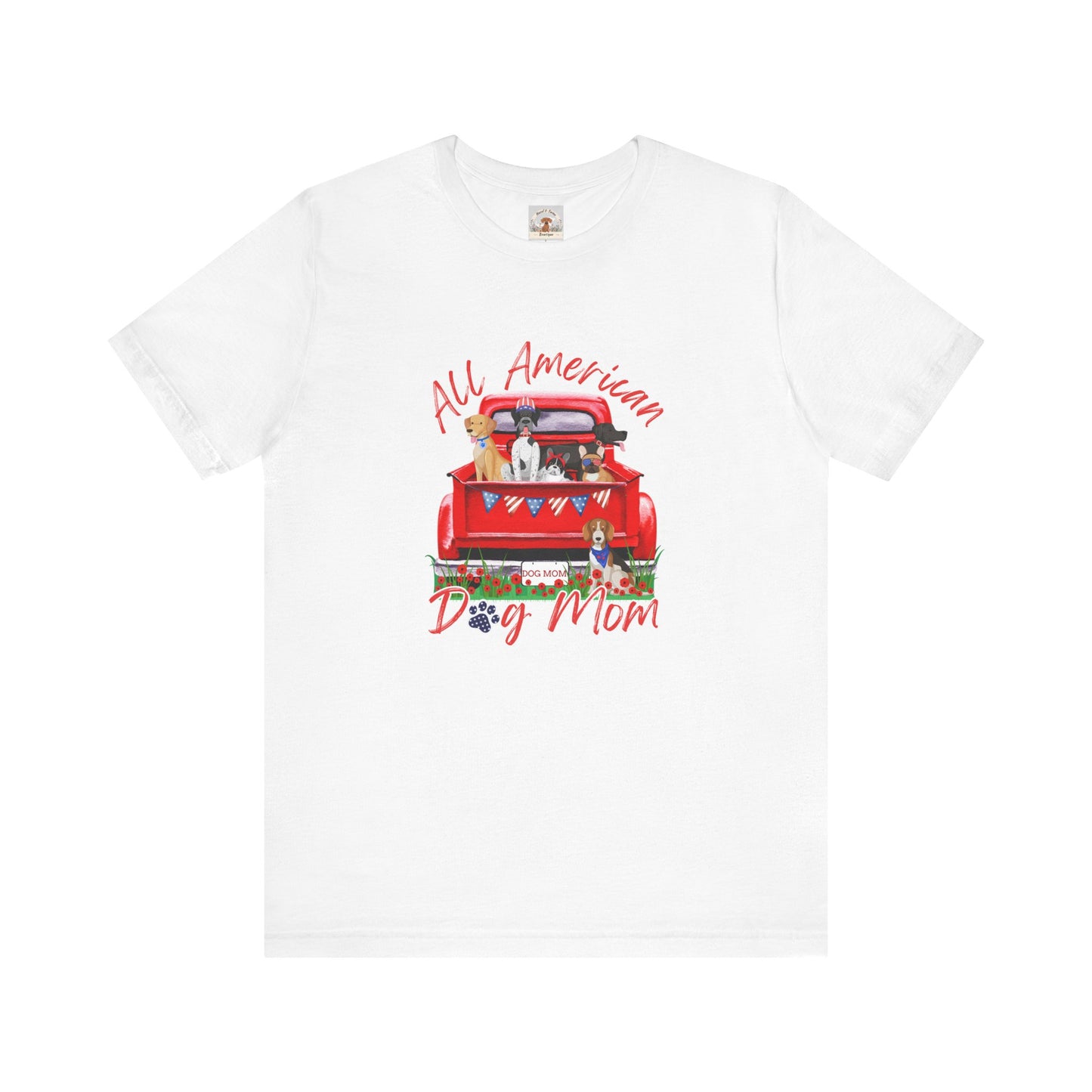 All-American Dog Mom Tee