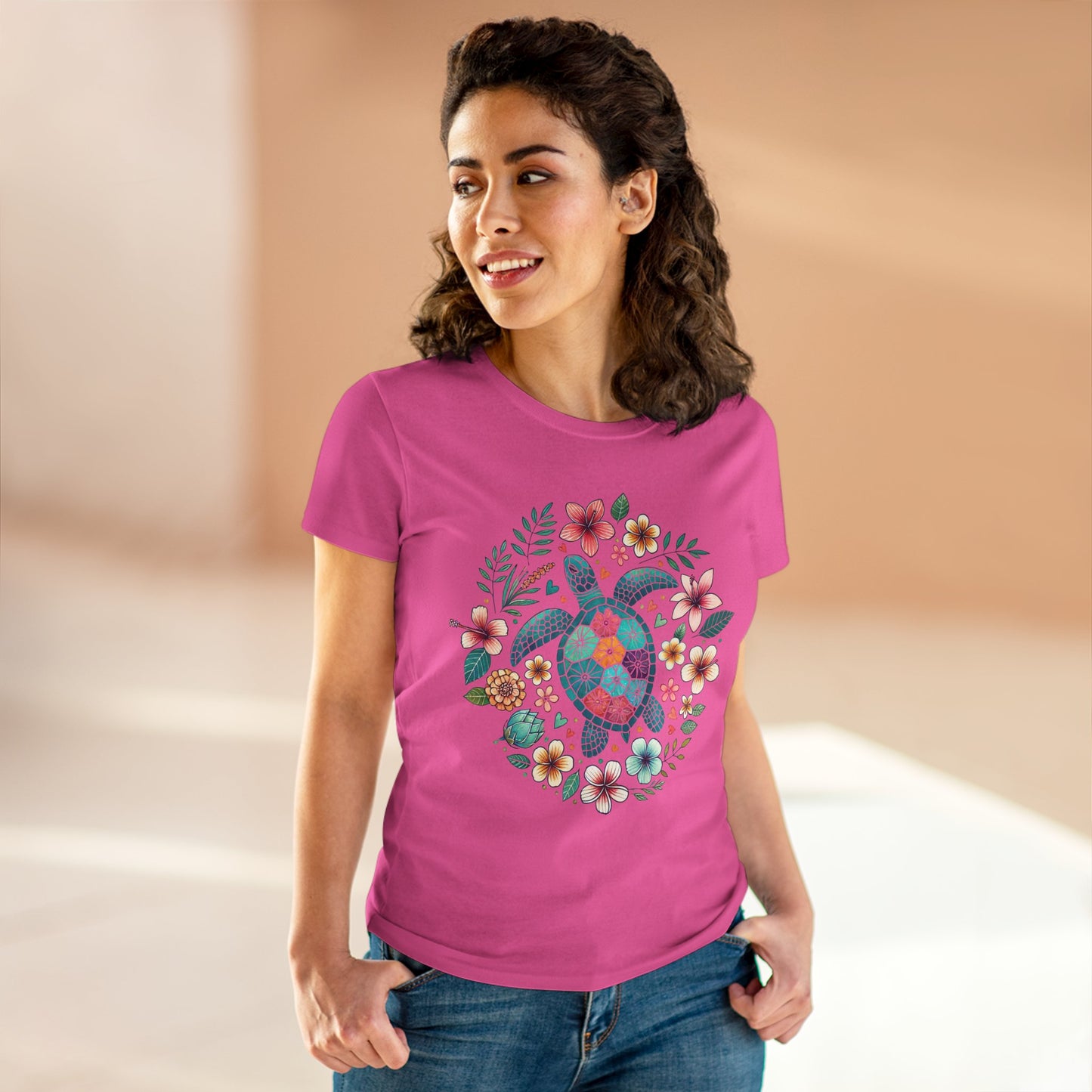 Turtle in Bloom Tee