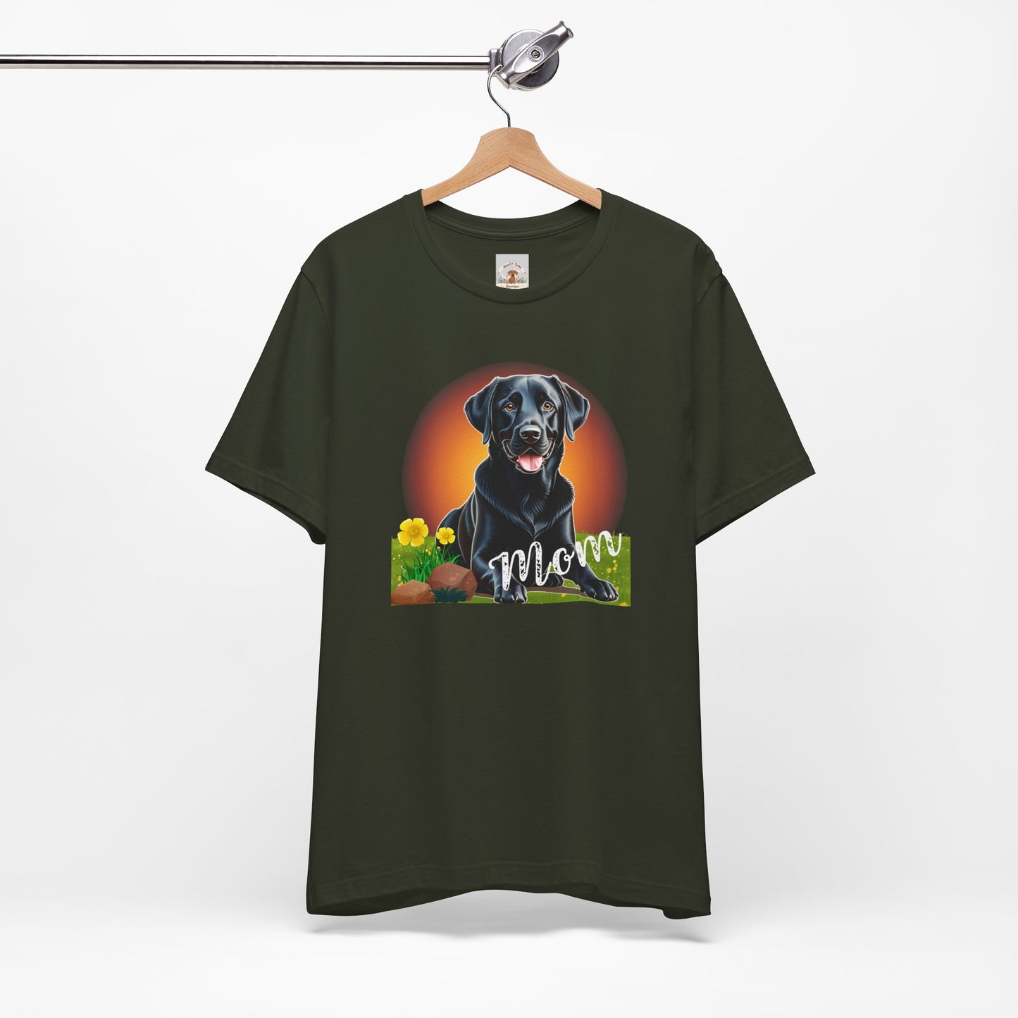 Black Lab Mom Tee