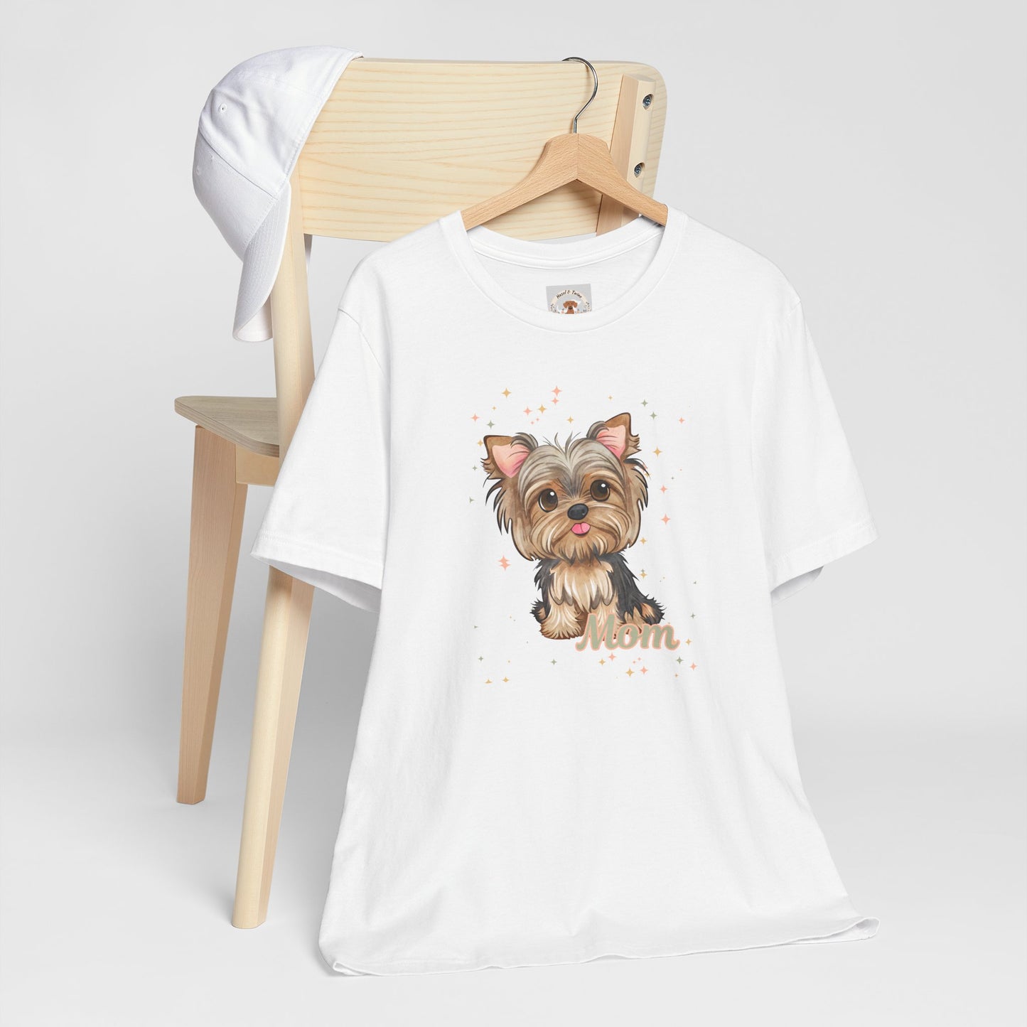 Yorkie Mom Starburst T-shirt