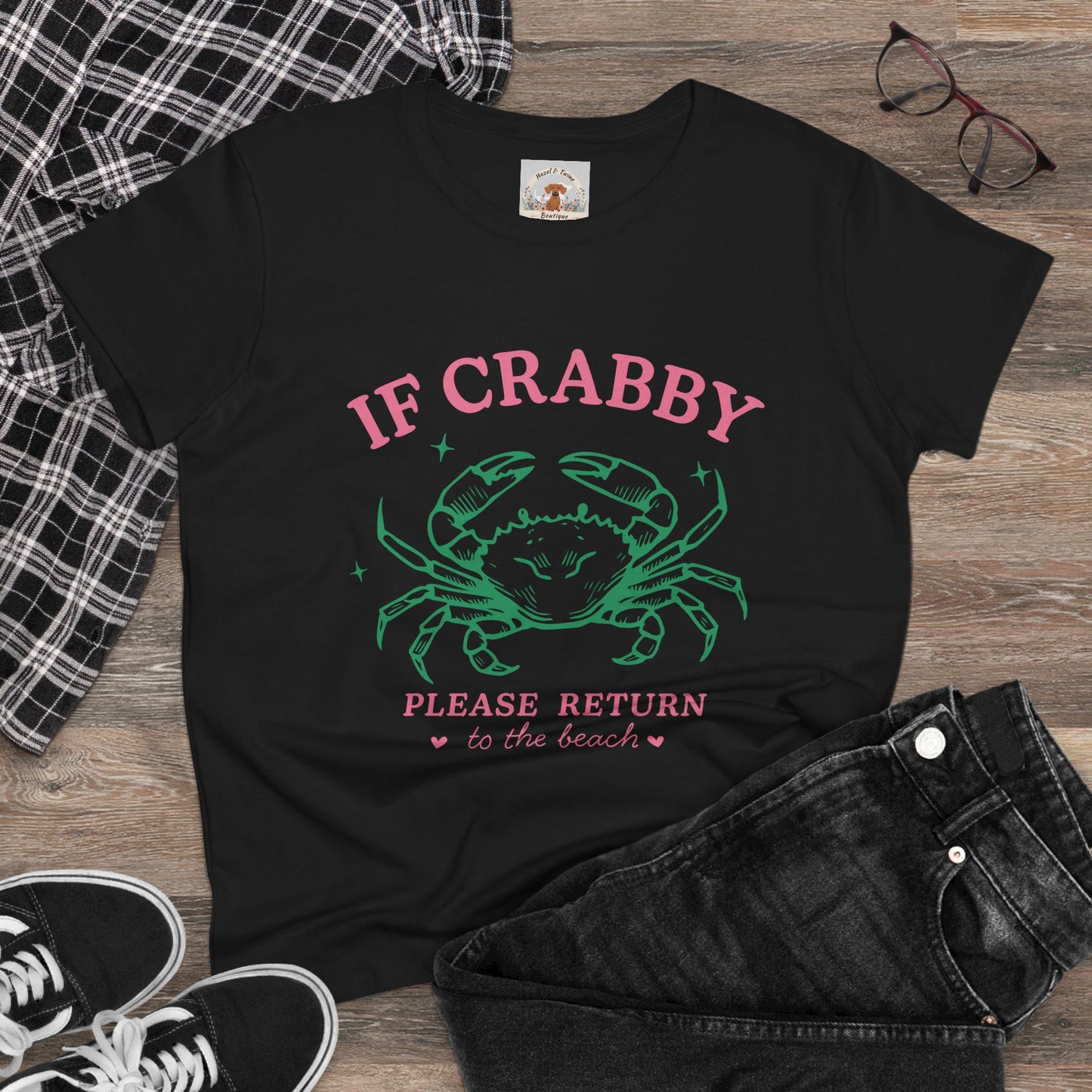 If Crabby, Please Return to Beach Tee