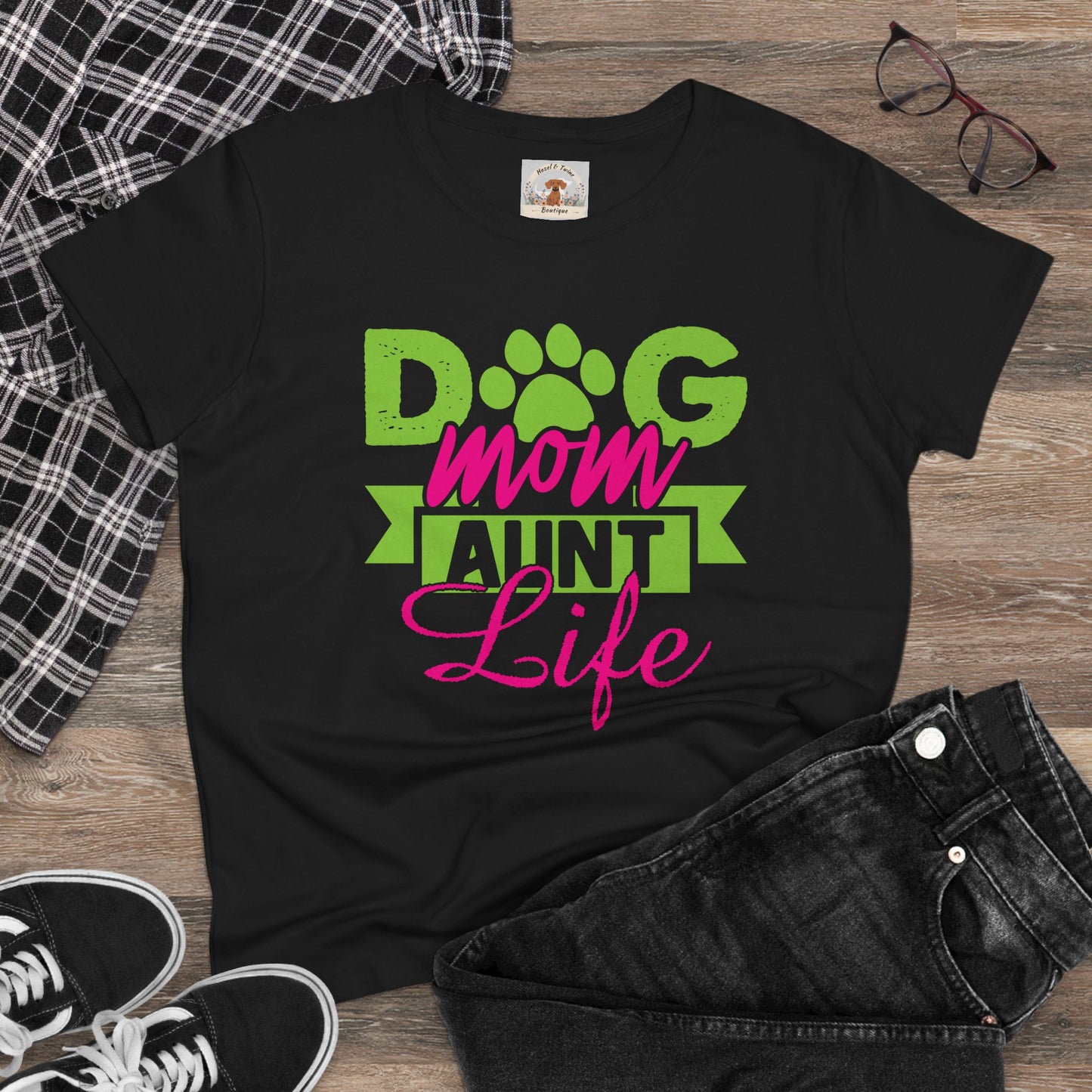 Dog Mom Aunt Life Tee