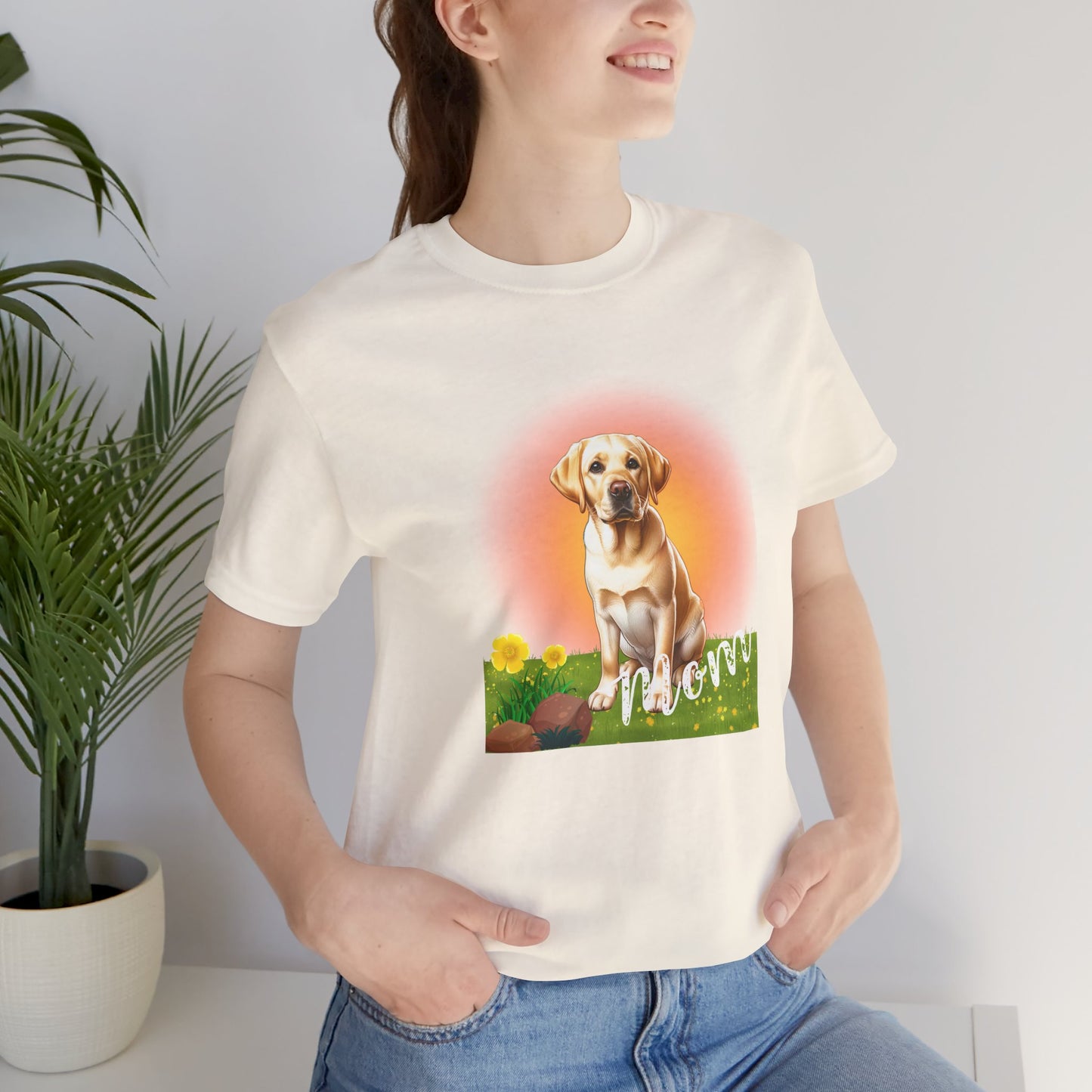 Yellow Lab Mom Tee