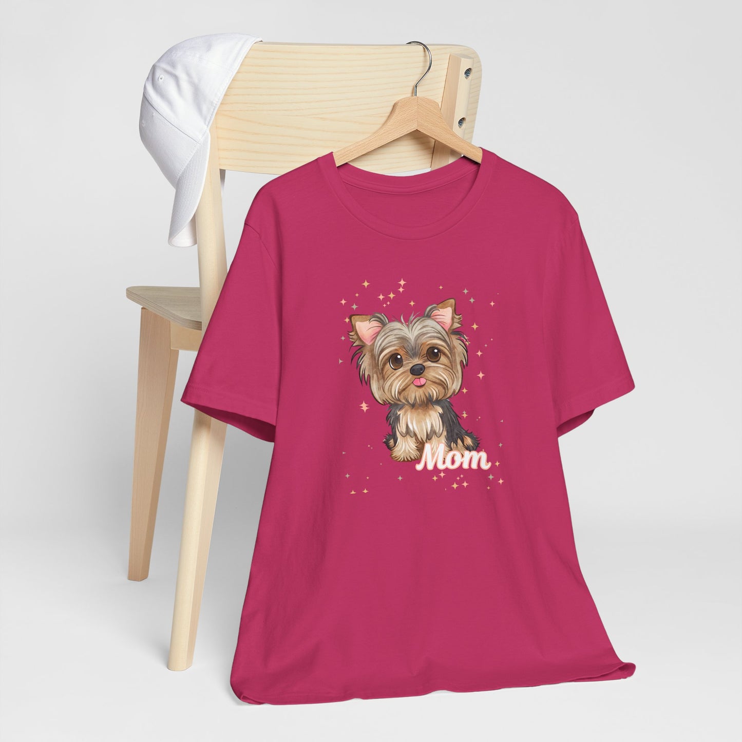 Yorkie Mom Starburst T-shirt