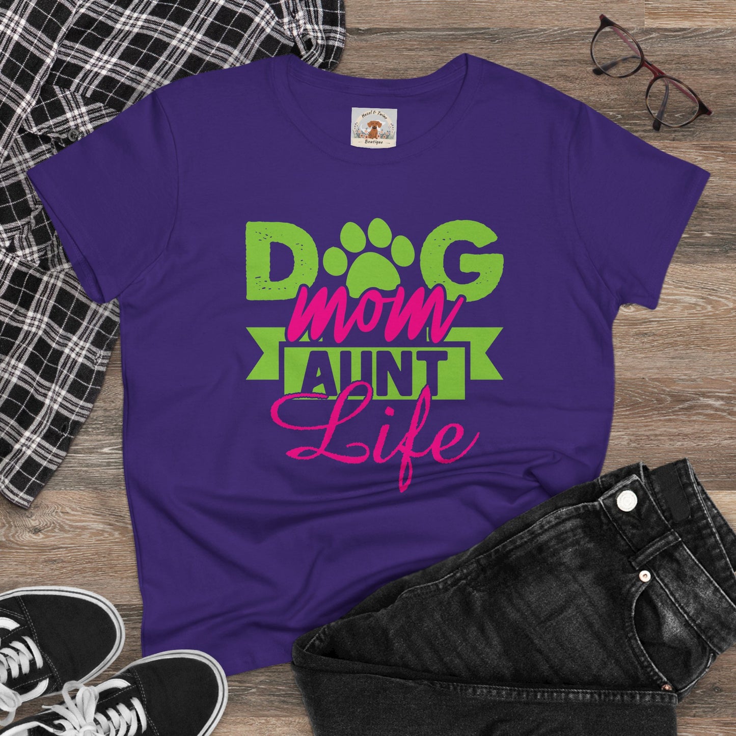 Dog Mom Aunt Life Tee