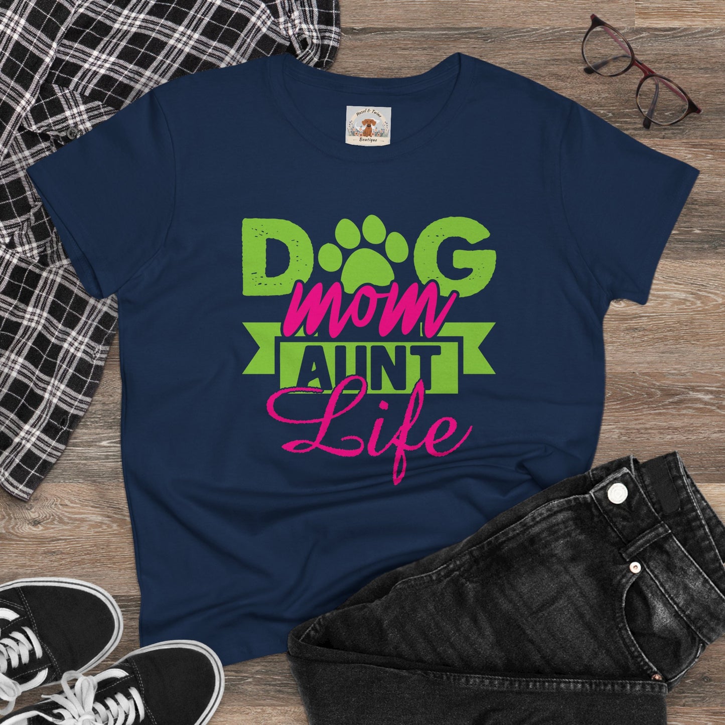 Dog Mom Aunt Life Tee