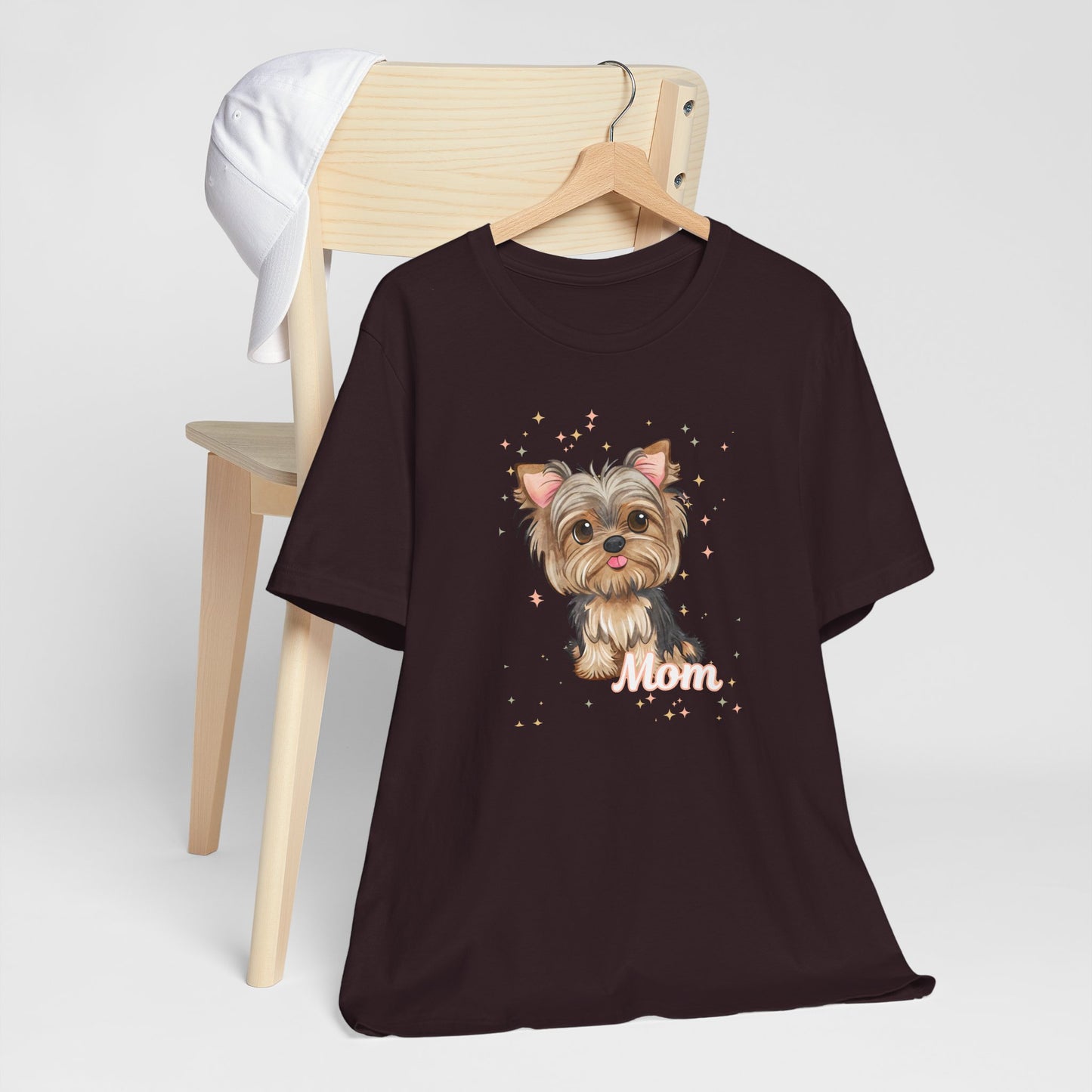 Yorkie Mom Starburst T-shirt