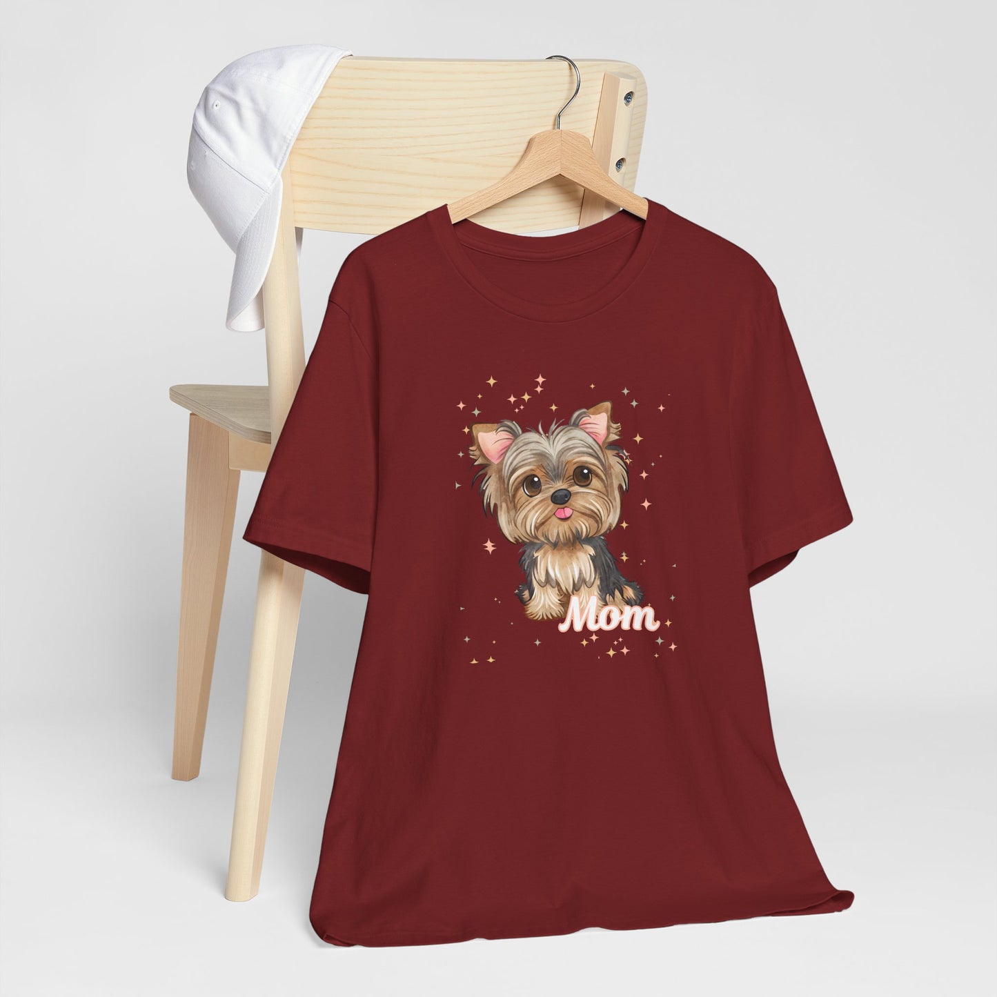 Yorkie Mom Starburst T-shirt