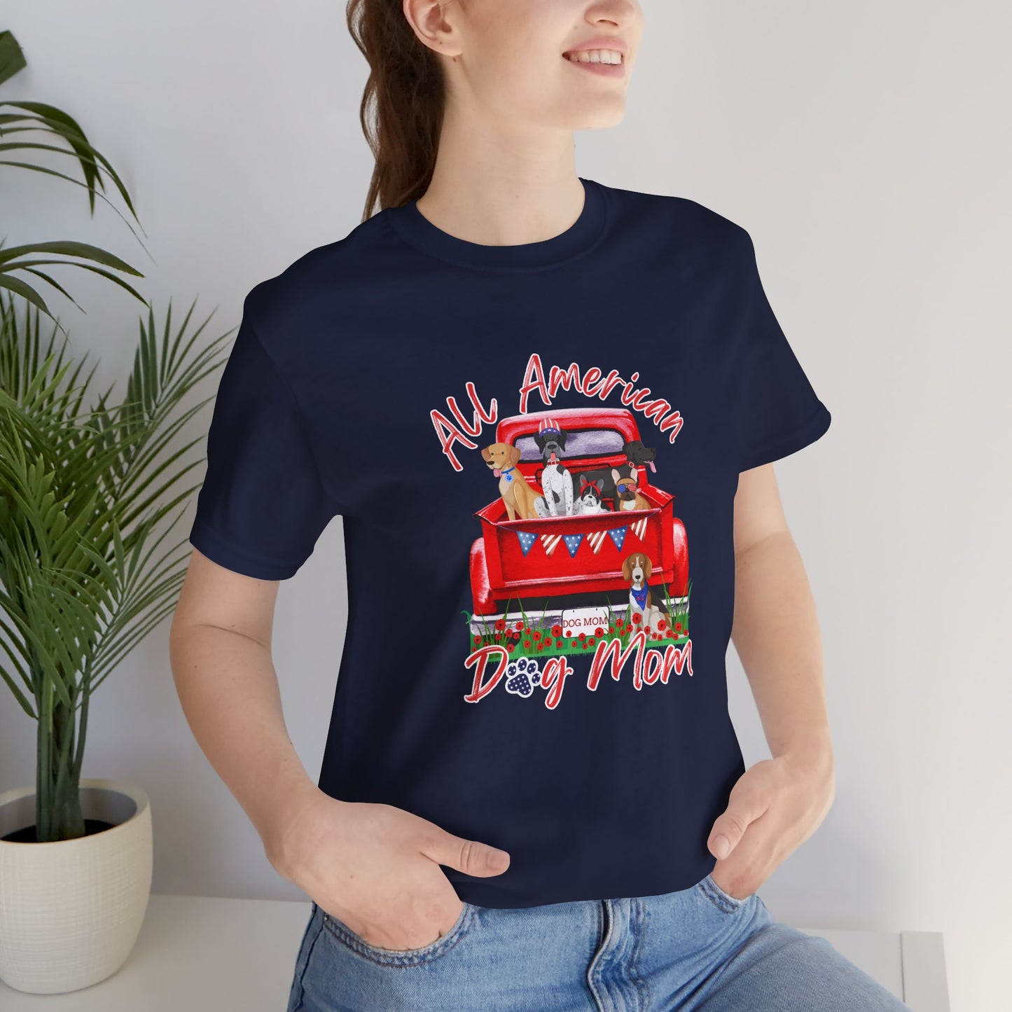 All-American Dog Mom Tee