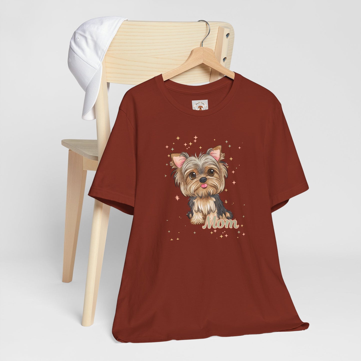 Yorkie Mom Starburst T-shirt