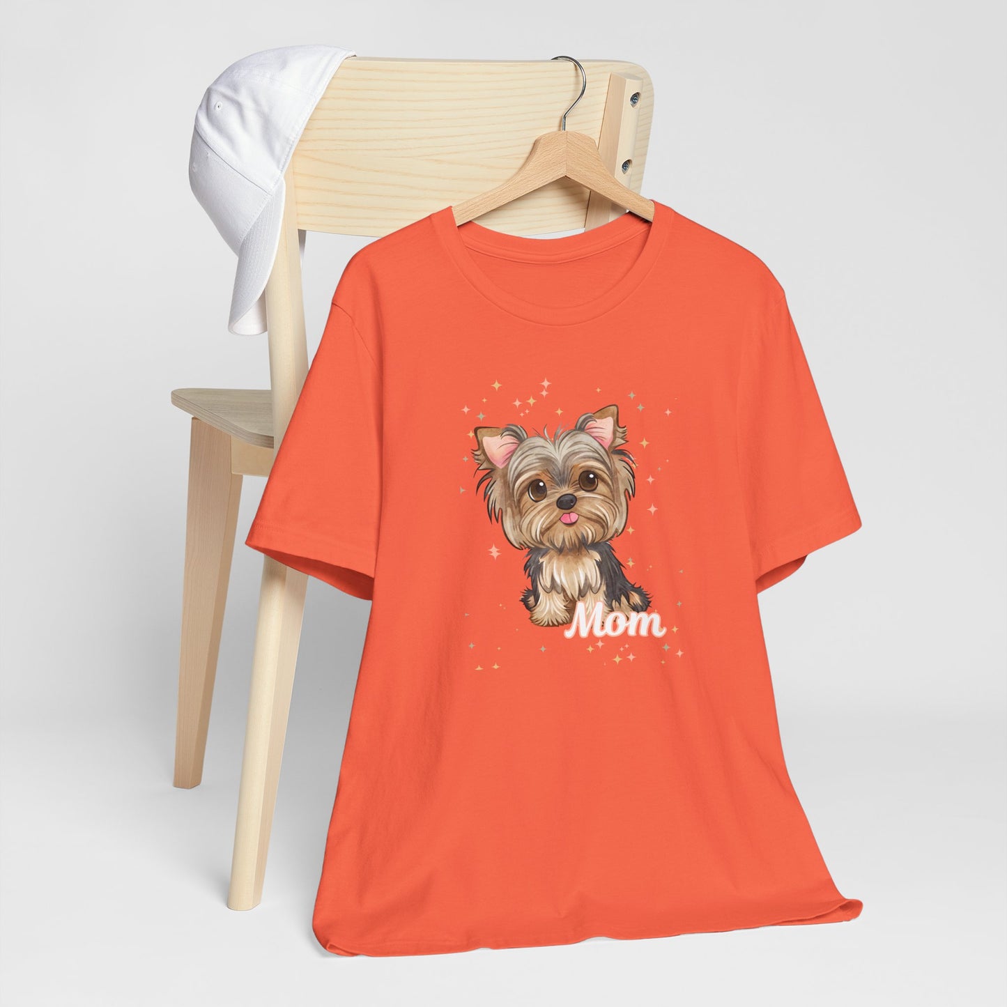 Yorkie Mom Starburst T-shirt