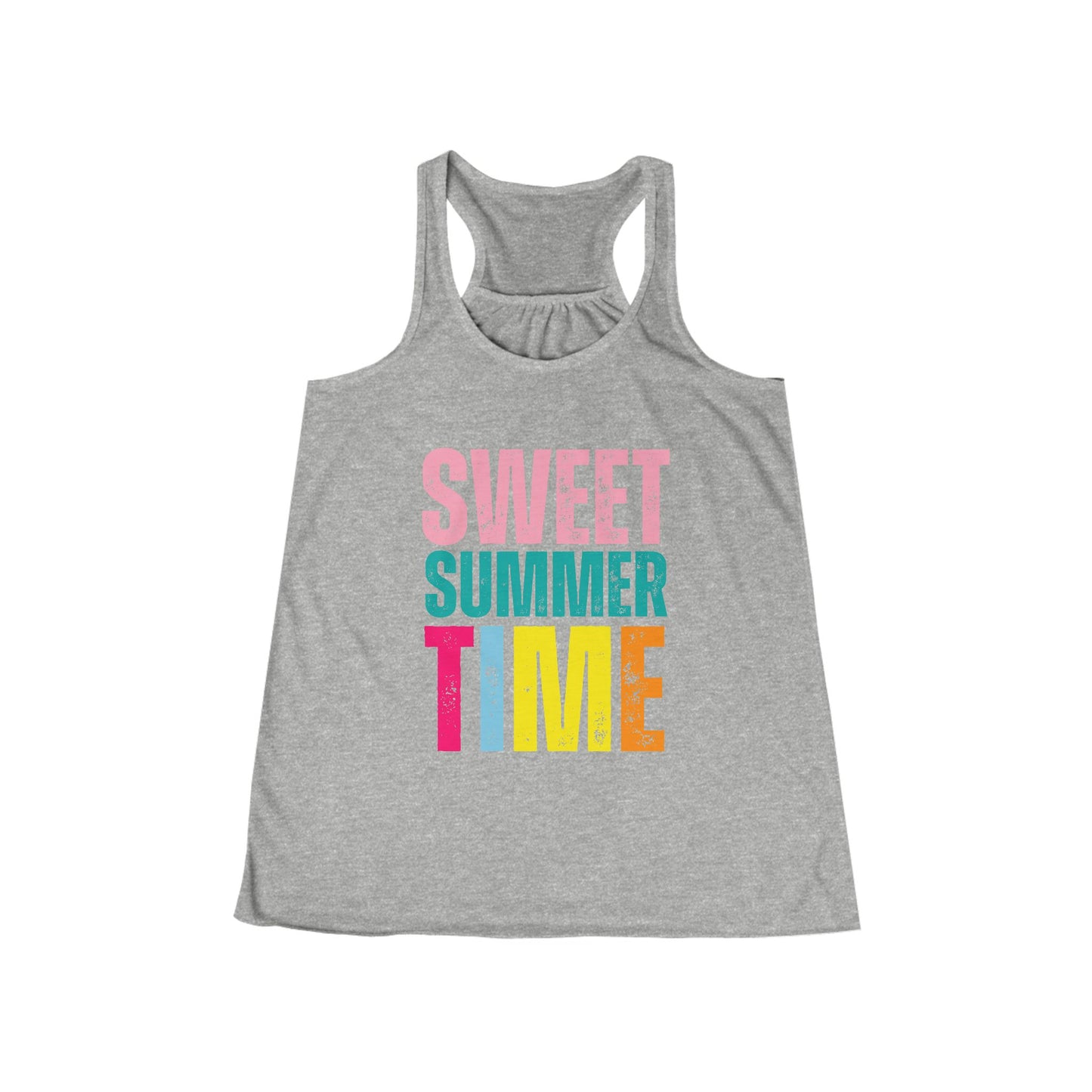 Sweet Summer Time Women's Flowy Racerback Tank