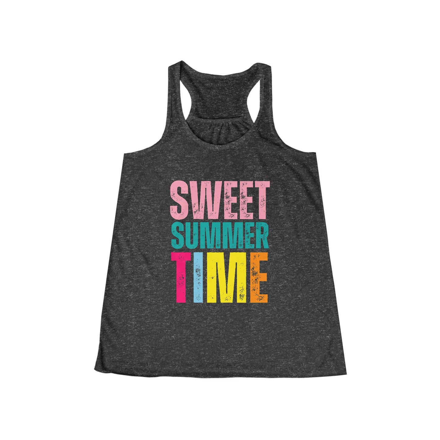 Sweet Summer Time Women's Flowy Racerback Tank