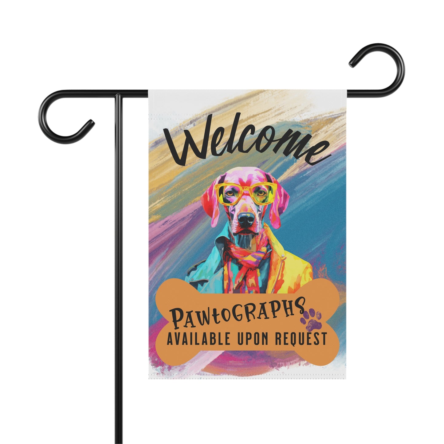 Great Dane Pawtographs Available Garden Flag