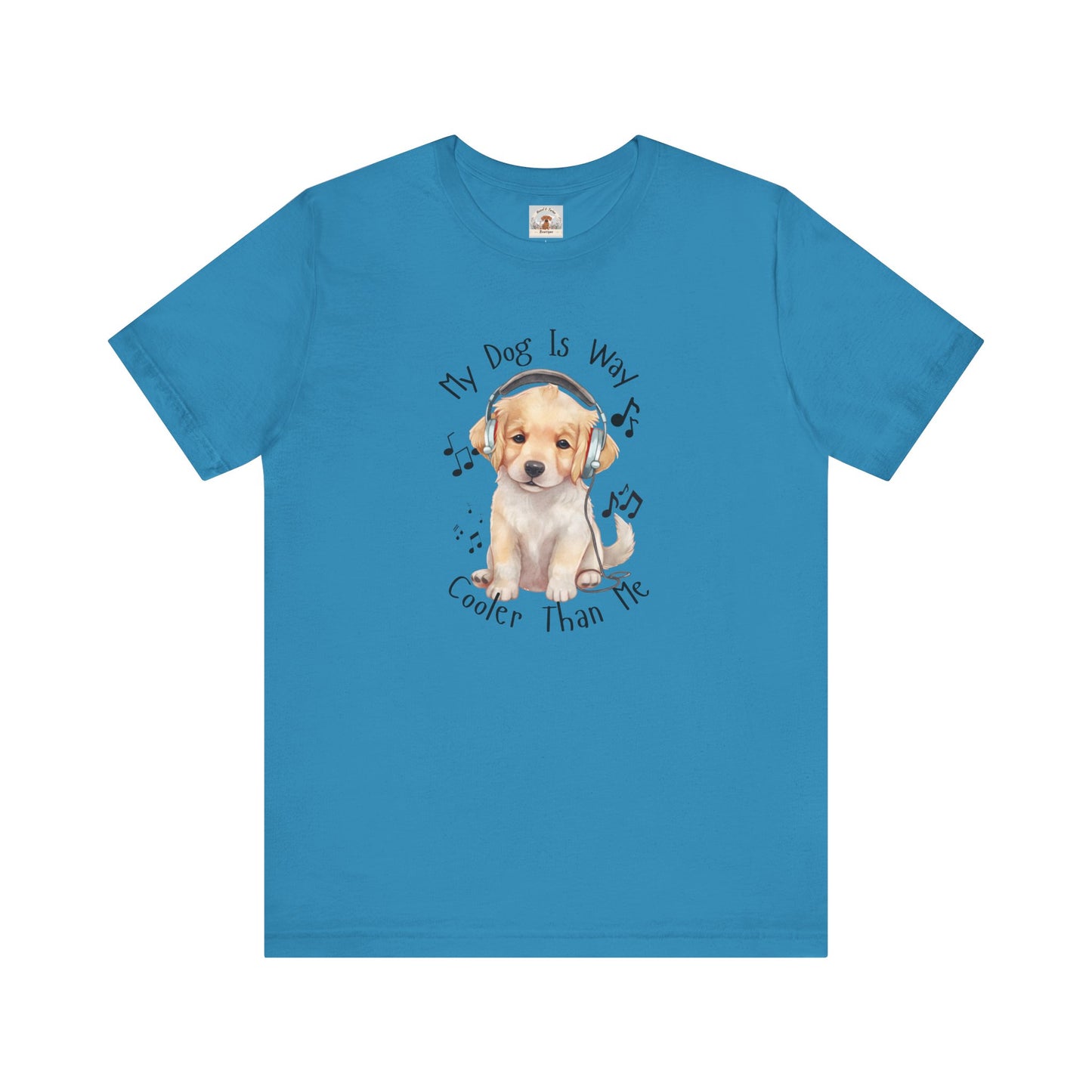 My Dog Is Way Cooler Than Me Tee - Golden Retriever