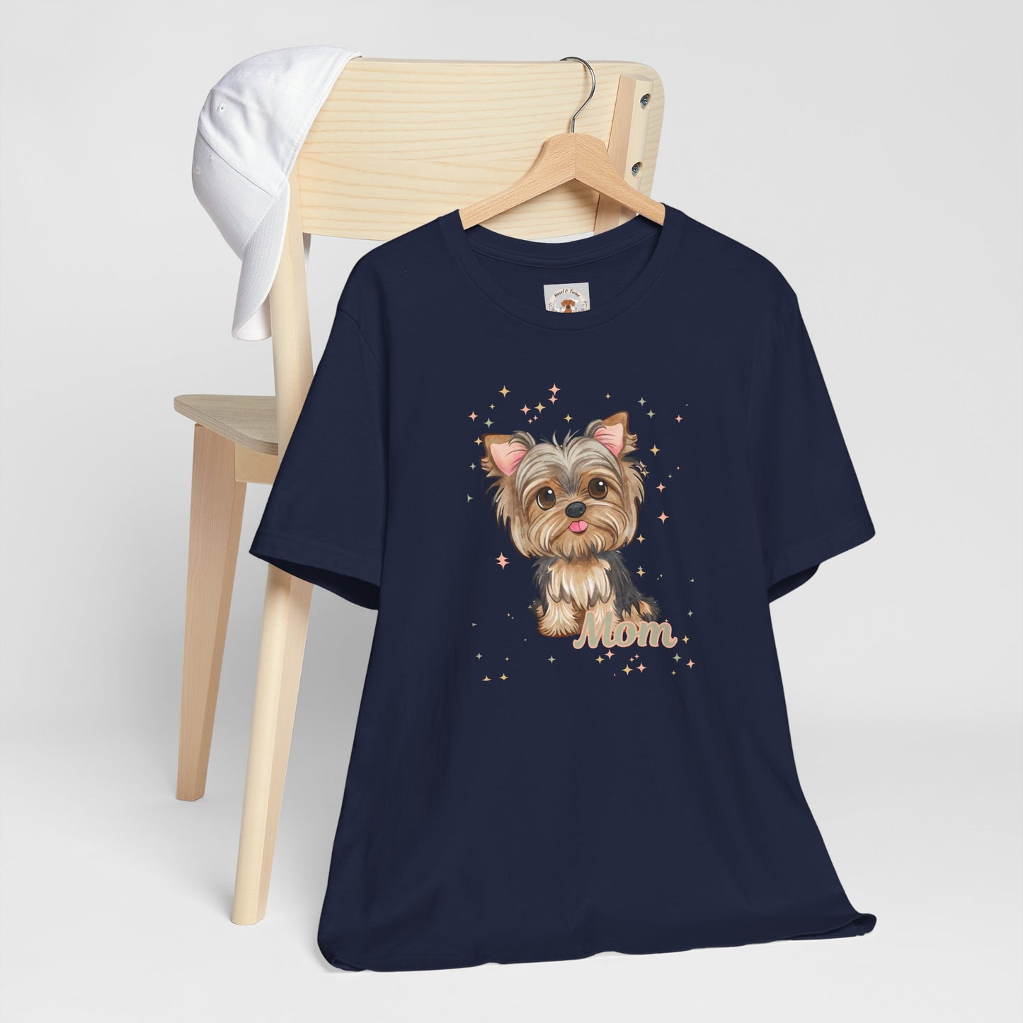 Yorkie Mom Starburst T-shirt