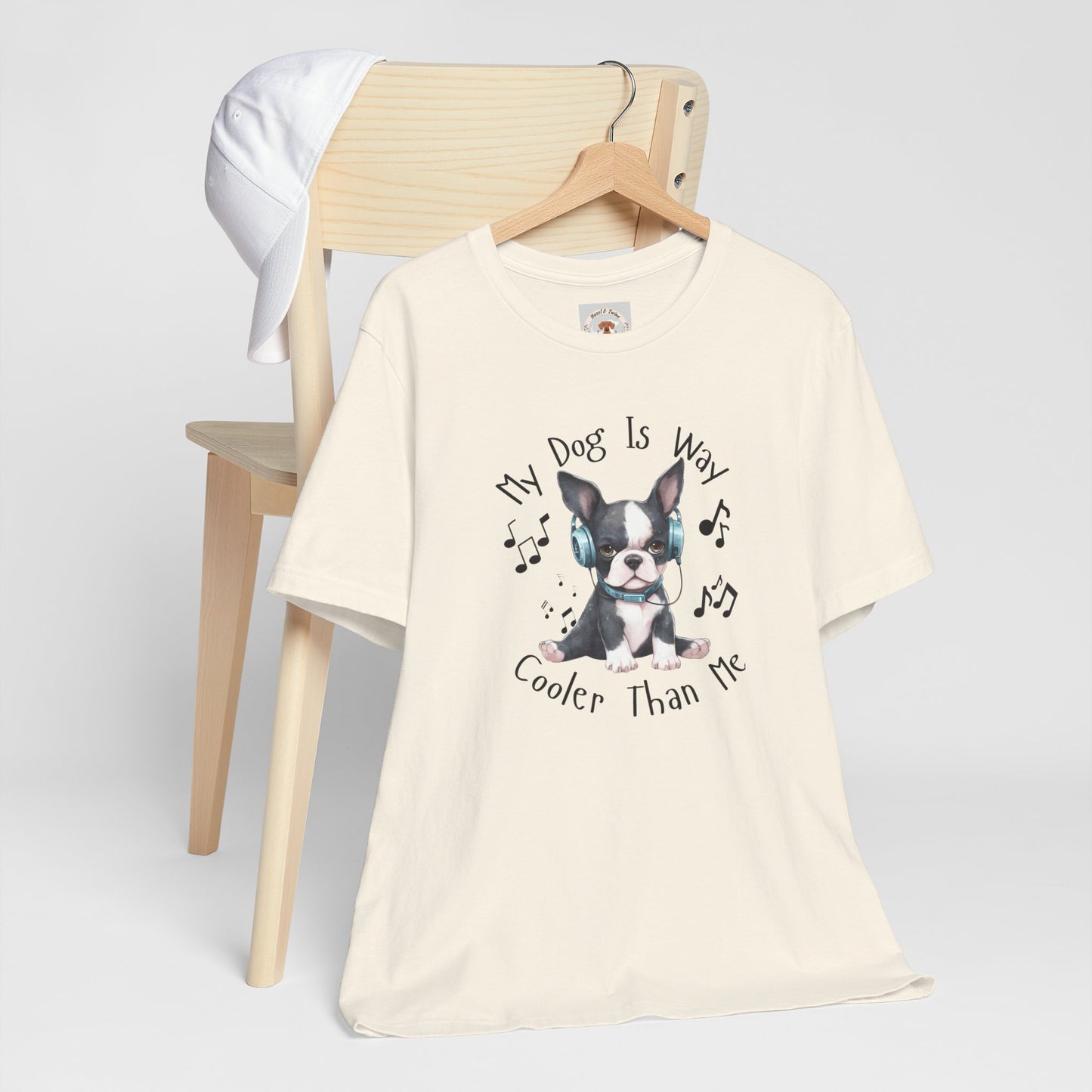 My Dog Is Cooler Than Me Tee - Boston Terrier