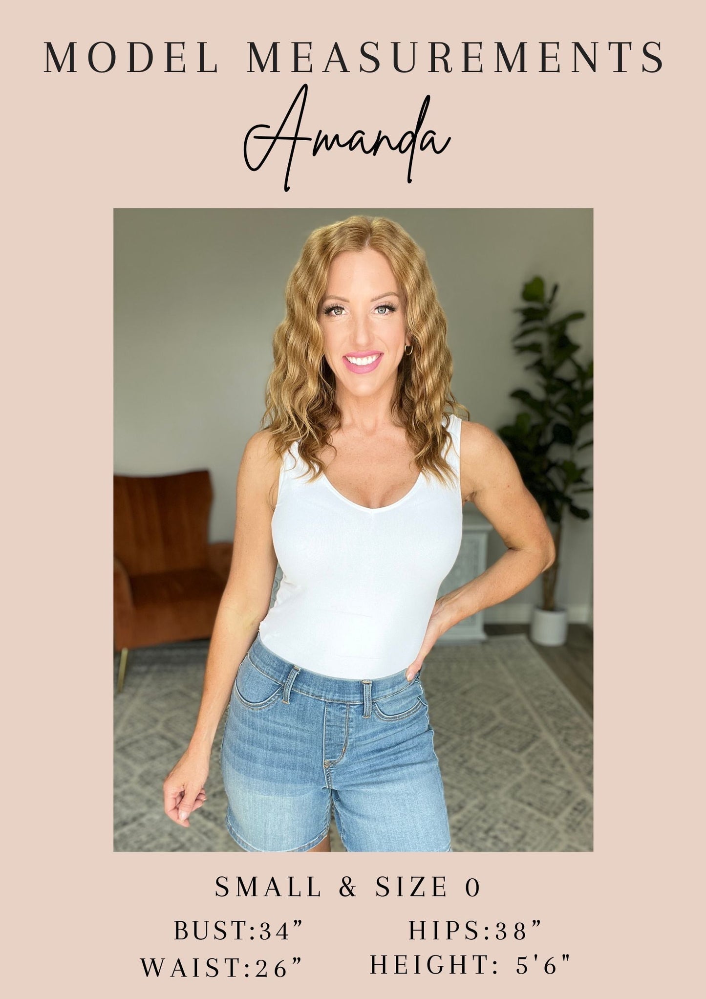 Judy Blue - Mildred High Rise V Front Waistband Straight Jeans