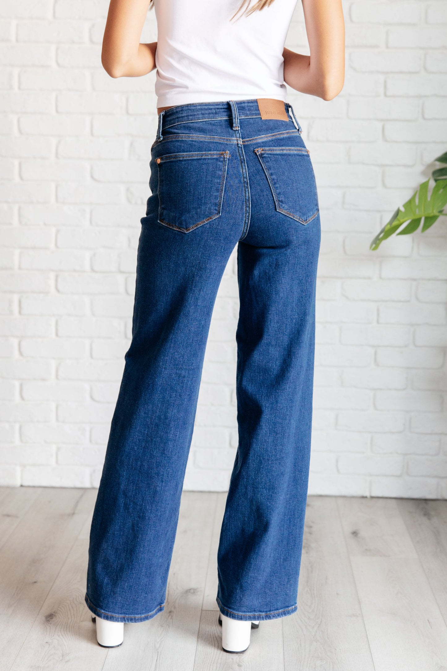 Judy Blue - Hazel High Rise Vintage Wide Leg Jeans