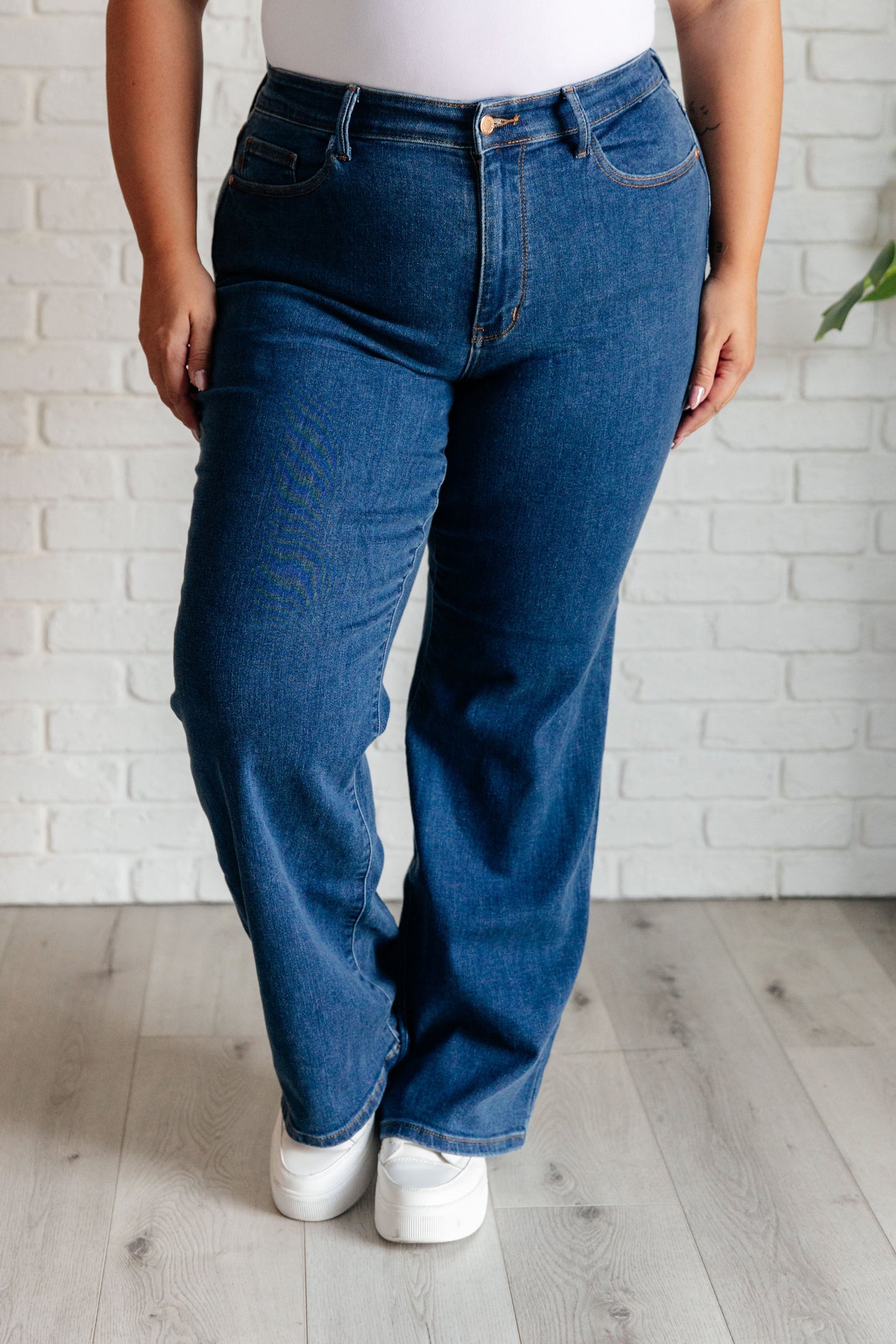 Judy Blue - Hazel High Rise Vintage Wide Leg Jeans