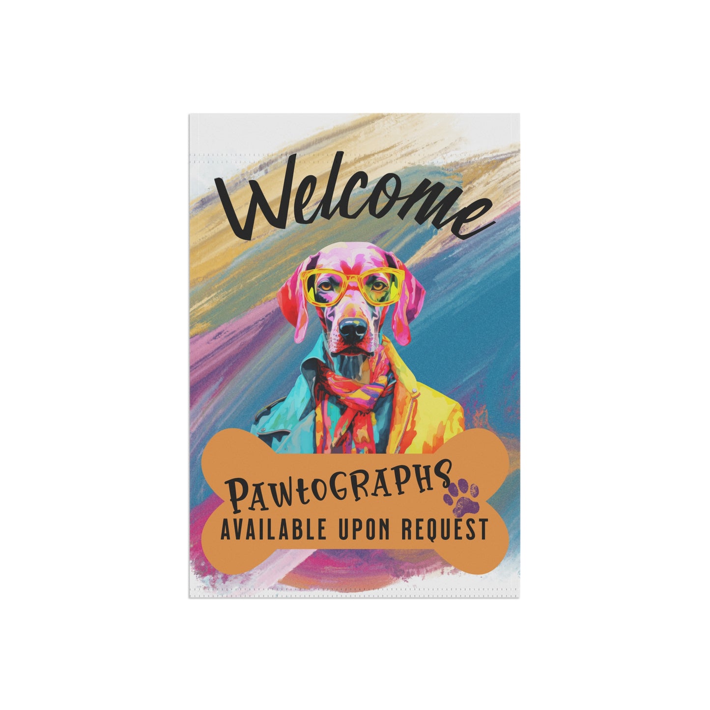 Great Dane Pawtographs Available Garden Flag