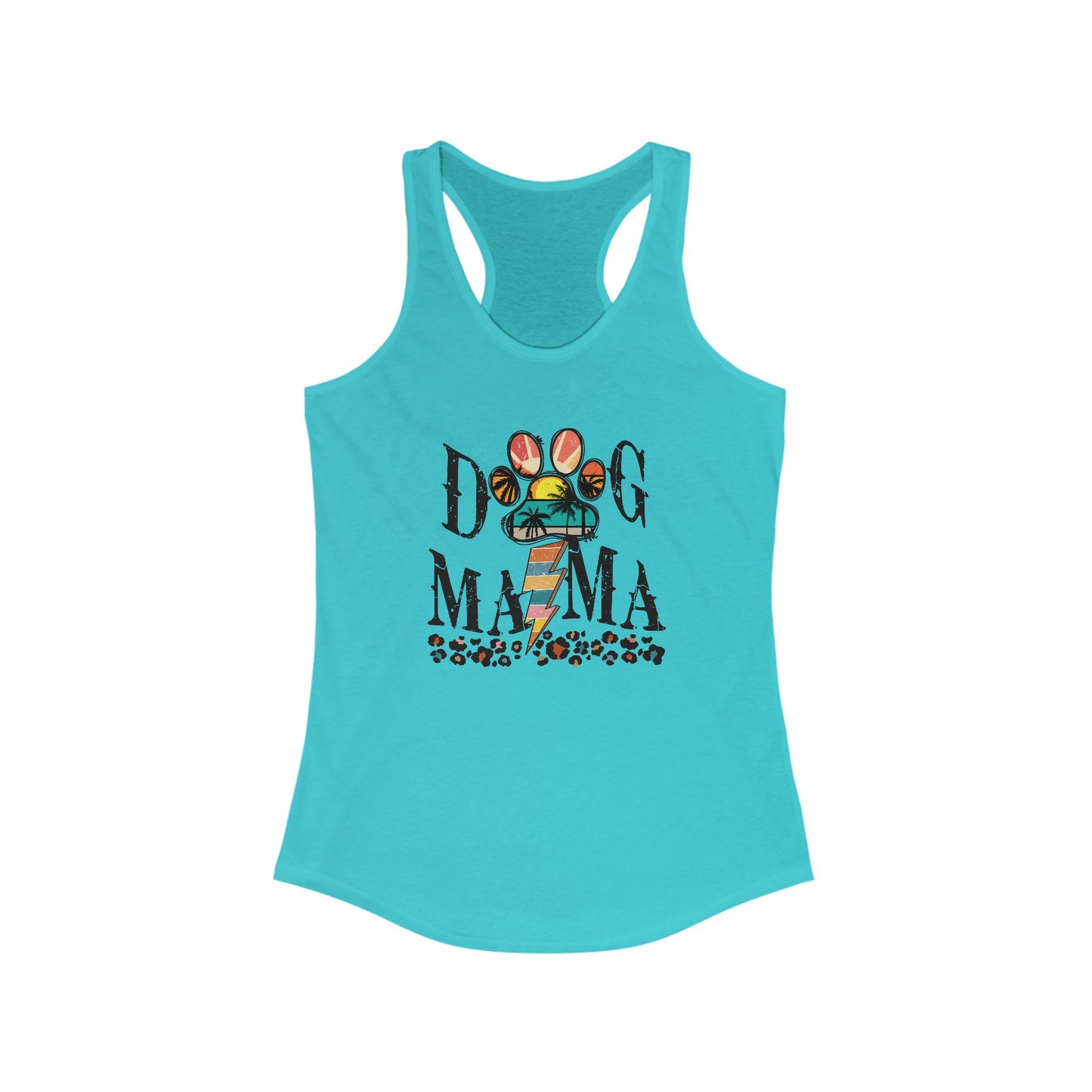 Summer Dog Mama Racerback Tank