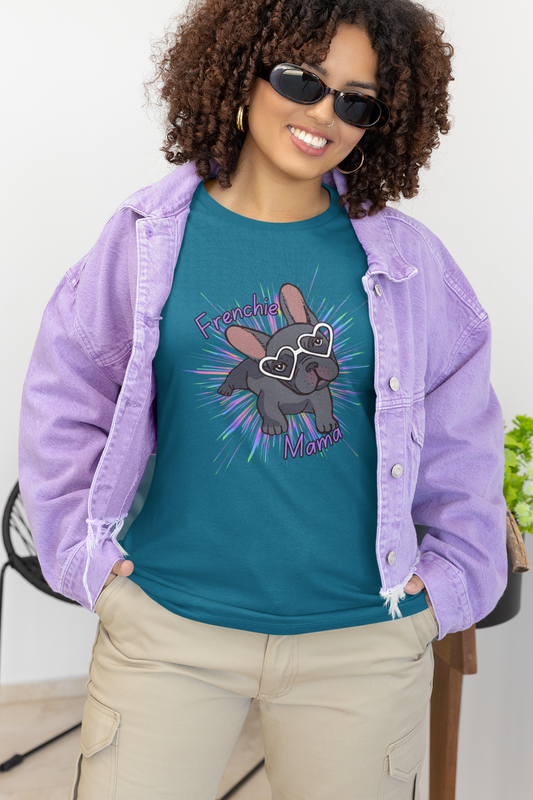 Frenchie Mom Starburst T-shirt