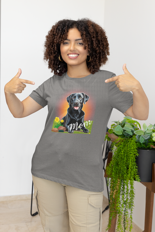 Black Lab Mom Tee