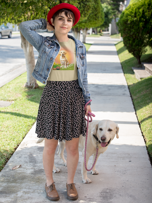 Yellow Lab Mom Tee