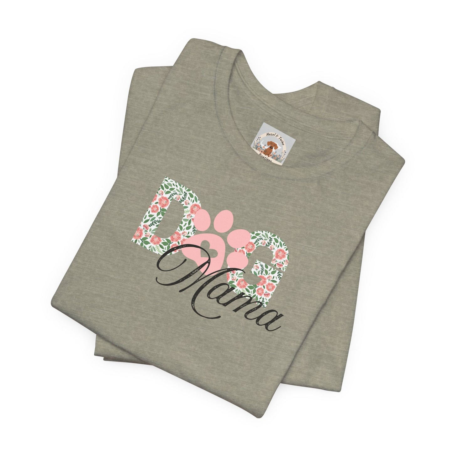 Floral Dog Mom Tee
