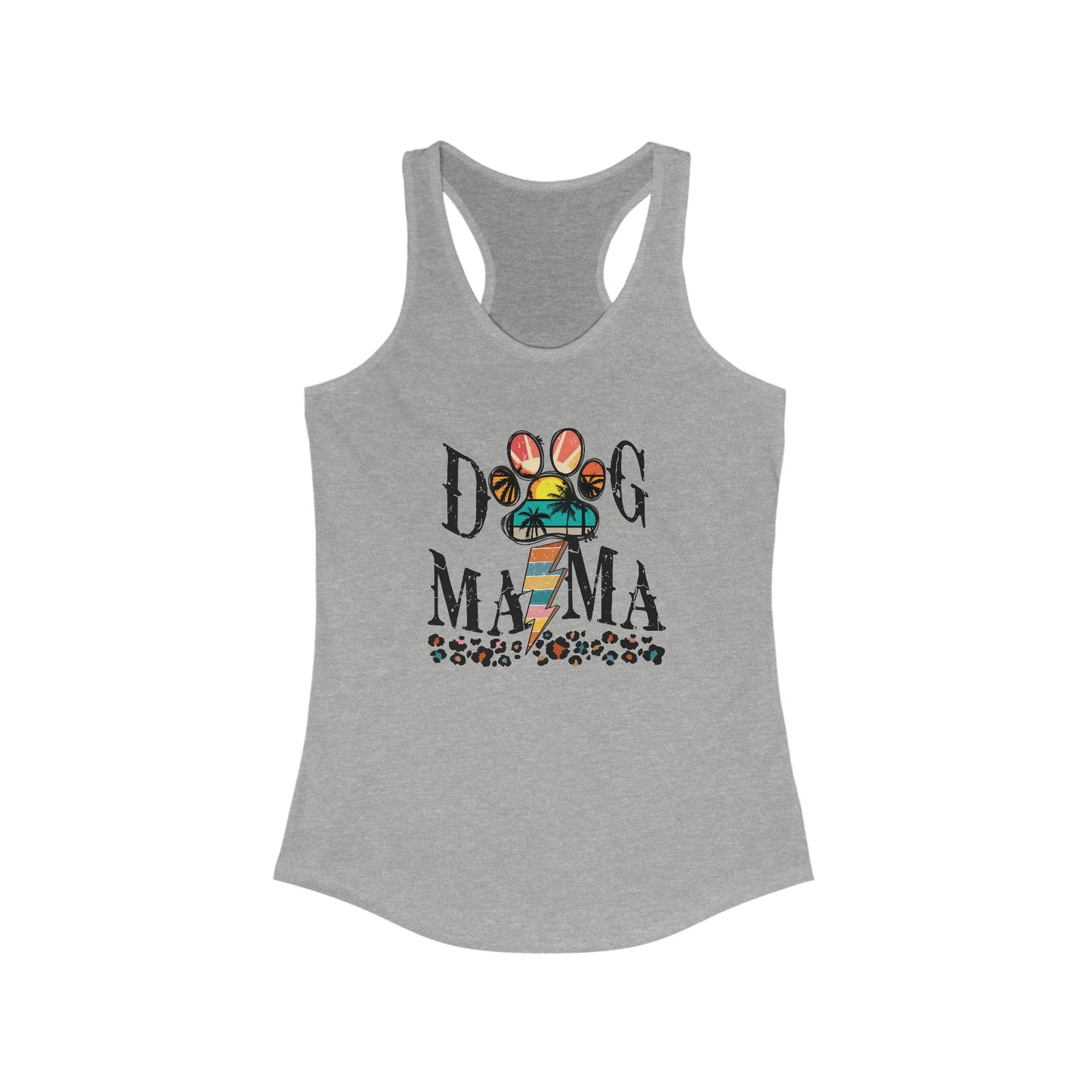 Summer Dog Mama Racerback Tank