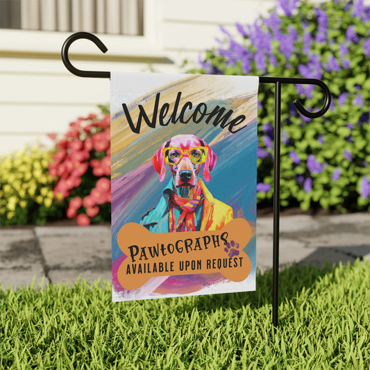 Great Dane Pawtographs Available Garden Flag