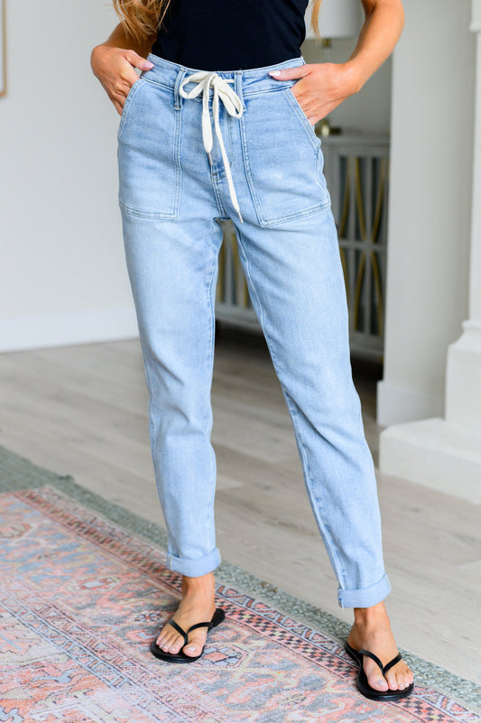 Judy Blue - Cooper High Rise Vintage Denim Jogger